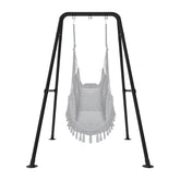 Taleco Gear swing stand with A-type structure for stable indoor or outdoor use.