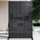 TALLYVER 72H privacy screen front view highlights durable rustproof metal for outdoor use.