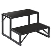 Talustool hot tub step with steel construction for durability and stable access.