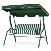 Tangkula 3 person porch swing frame for sturdy outdoor seating and stability.