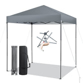 Tangkula 6.6x6.6 ft pop-up canopy with center-lock for quick setup.