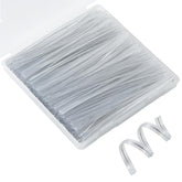Tangyinrd Clear Twist Ties pack showing 300 pieces for versatile home use.