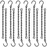 TAORISH bird feeder hanging chain in black iron for outdoor use.