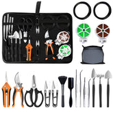 Taschyas Bonsai Tools Set kit for beginners with essential grooming and pruning tools.