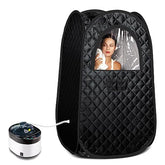 TaTalife portable sauna steamer in use for quick at-home relaxation.