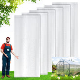 Tatuo greenhouse panel 12-pack thickened sheets for durable roof coverage.