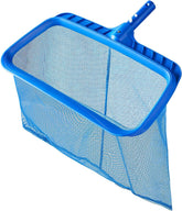 Tavaleu pool skimmer net reinforced frame protecting liner during cleaning.