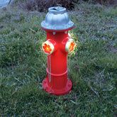 TB TIBAG fire hydrant dog pee post stands tall for easy dog bathroom breaks.