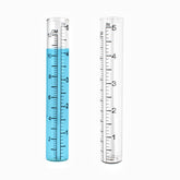 TBWHL rain gauge glass tube with 5-inch capacity for outdoor measurements.