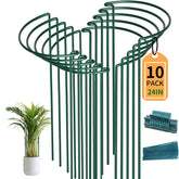 TCBWFY garden border interlock ring to organize beds and support plants.