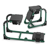 Tcoivs Ergonomic Knee Seat folded-compact image showing easy storage and portable design.