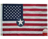 TCTOHZNG American flag 2x3ft embroidered stars for durable outdoor display