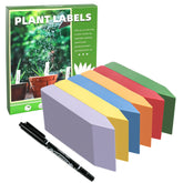 TDHDIKE 4-inch plant labels, 600-piece set for seedlings and gardens.