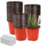 TDHDIKE 4-inch seed starter pot with wide top opening for easy germination.