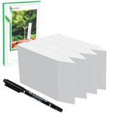 TDHDIKE plant labels 4 inch pack for seedlings, durable and reusable.