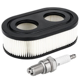 Tecreddy 593260 air filter and spark plug set for Troy-Bilt; easy mower maintenance
