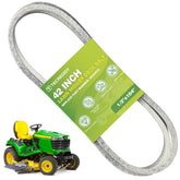 Tecreddy GX20072 deck belt on a John Deere 42-inch mower for reliable cuts.