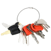 Tecreddy 12-key heavy equipment set for ignition access across machines.