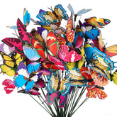 Teenitor butterfly garden stake colorful set adds vibrant yard accents.