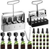 Tellegloww 2in 4-cell soil blocker for sturdy seed blocks and easy transplant