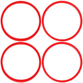 Telooco hummingbird feeder base seal ring in red for leak-free feeding.