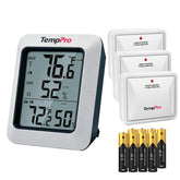 TempPro TP60-3 front view with clear display for quick readings.