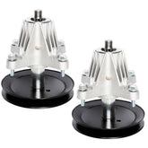 TENGMUJX 918-06991 spindle assembly 2-pack for 42-inch decks with durable metal construction