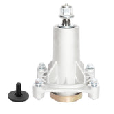 TENGMUJX spindle assembly for mower deck with clear view aiding quick replacement and fit-check.
