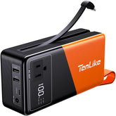Tenlike power station front view showcasing compact camping power solution