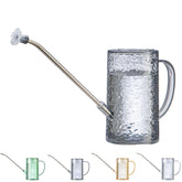 Tennedriv Green long spout watering can for indoor plants with precise reach.