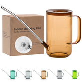 Tennedriv Green long spout watering can reaches tight pots without spills.