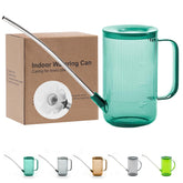 Tennedriv Green long-spout watering can enables precise reach for indoor plants.
