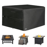 Tentvia square fire pit cover 32x32x24 inch waterproof protection from rain and debris.
