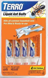 Terro 324 Liquid Ant Killer II bait stations indoors targeting ant trails for clean control