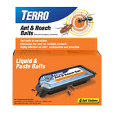 Terro ant-roach bait station top view for discreet placement.