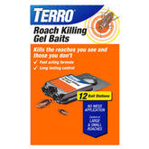 TERRO T506SR no-mess station with contained bait for clean roach control.