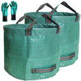 Tespher 16-gallon yard bag with diameter 18 inches, spacious for leaves and debris.