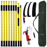 TGrasol 30 ft pole saw with extendable reach for ground-based pruning.