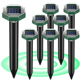 Thcritter solar repellent panel powering automatic yard protection in sunlight