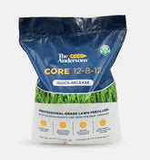 The Andersons Core 12-8-12 fertilizer pack front shows quick-release nitrogen for fast turf nutrition.