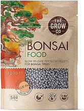 The Grow Co Bonsai Fertilizer bottle enables convenient, gradual feeding for healthy growth.