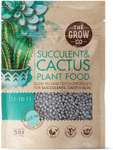 the grow co succulents cactus plant food bottle pour enables gentle, even feeding