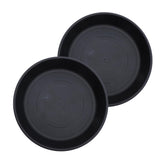 The HC Companies 16-inch round plant saucer supports pots while remaining lightweight for easy placement.