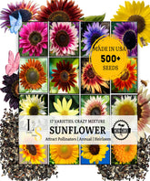 The Lucky Stars mixed sunflower seeds bulk pack for colorful garden display