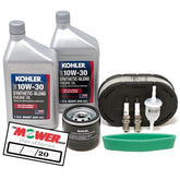 The Mower Shop air filter 32-083-09-s for KT-series engines improves air flow.
