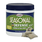 The Pond Guy Seasonal Defense bottle packaging showing easy-to-use treatment for cooler water ponds