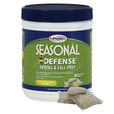 The Pond Guy Seasonal Defense packaging enables easy dosing in cooler water.