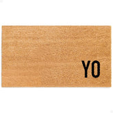 Theodore Magnus door mat with non-slip backing for safer entry