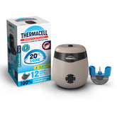 Thermacell E55 repeller front view for portable, scent-free mosquito protection in outdoor spaces.