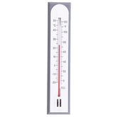 Thermometer World wall-mount thermometer showing a clear room temperature reading.